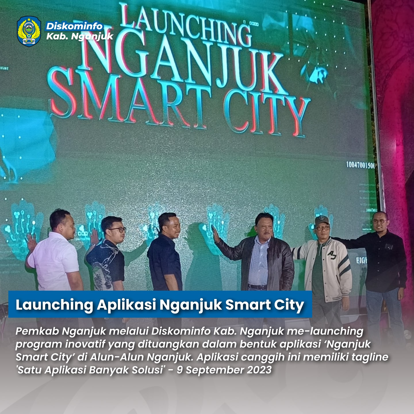 Launching Aplikasi Nganjuk Smart City - 9 September 2023