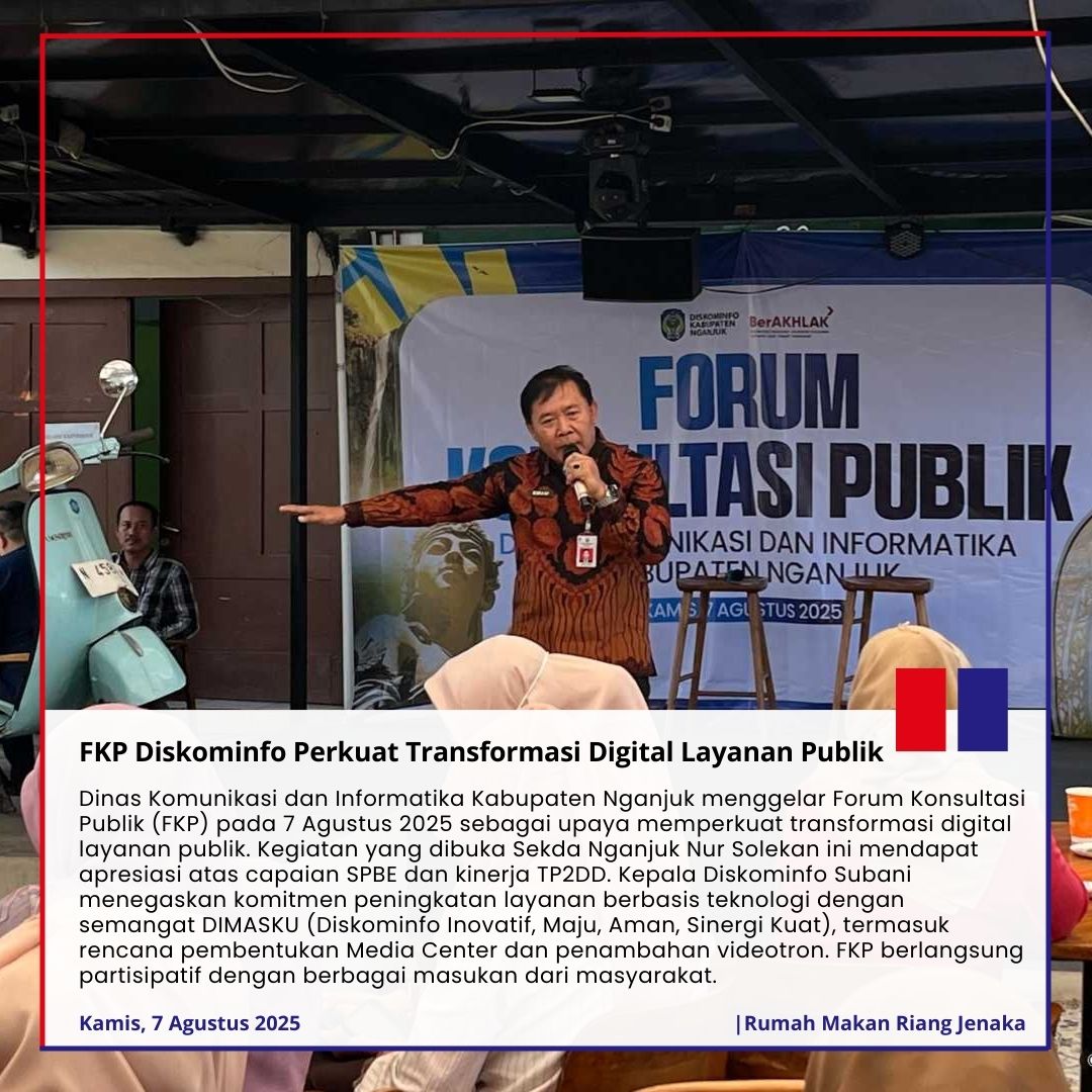 FKP Diskominfo Perkuat Transformasi Digital Layanan Publik - Kamis, 7 Agustus 2025
