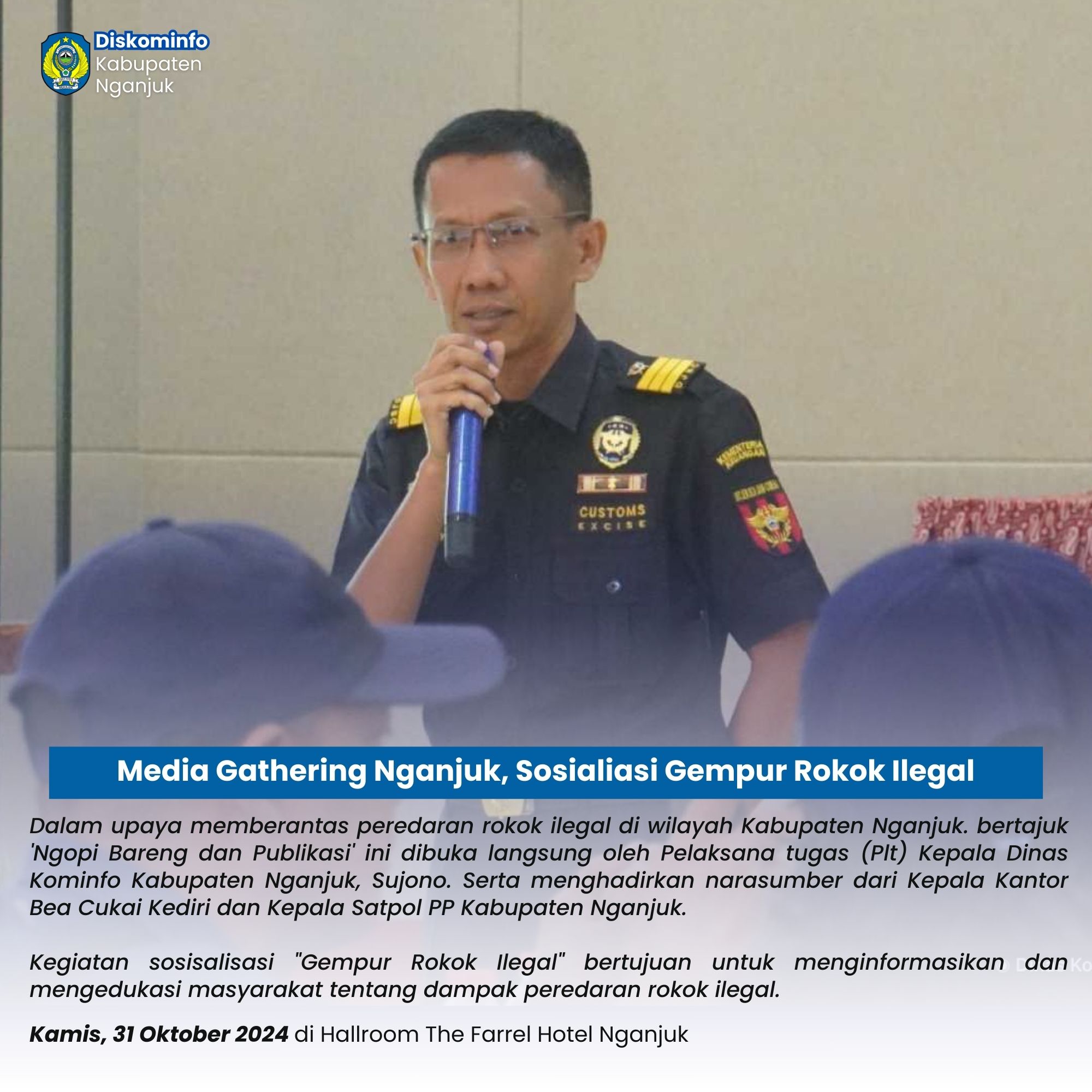 Media Gathering Gempur Rokok Ilegal - 31 Oktober 2024