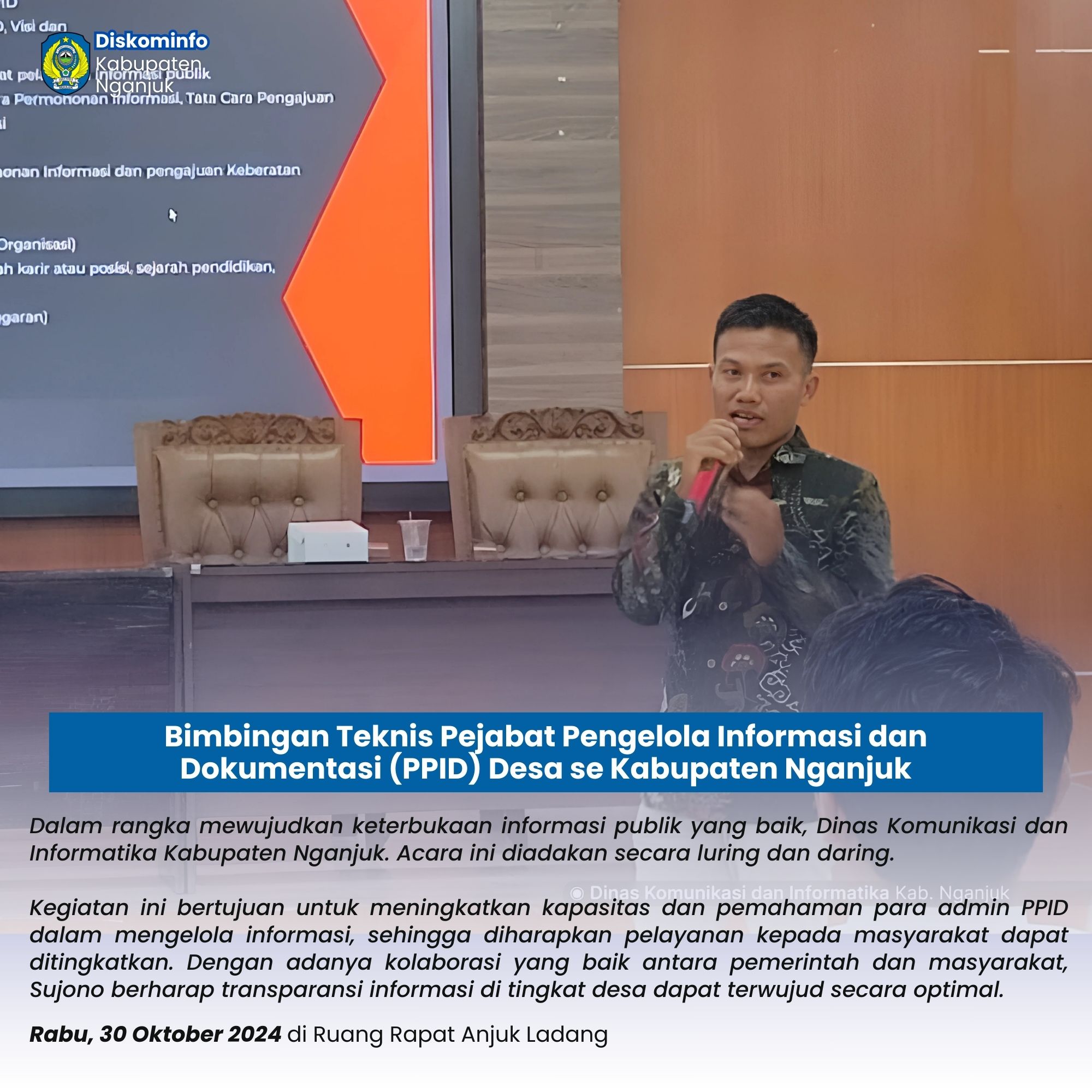 Sosialisasi PPID - 30 Oktober 2024
