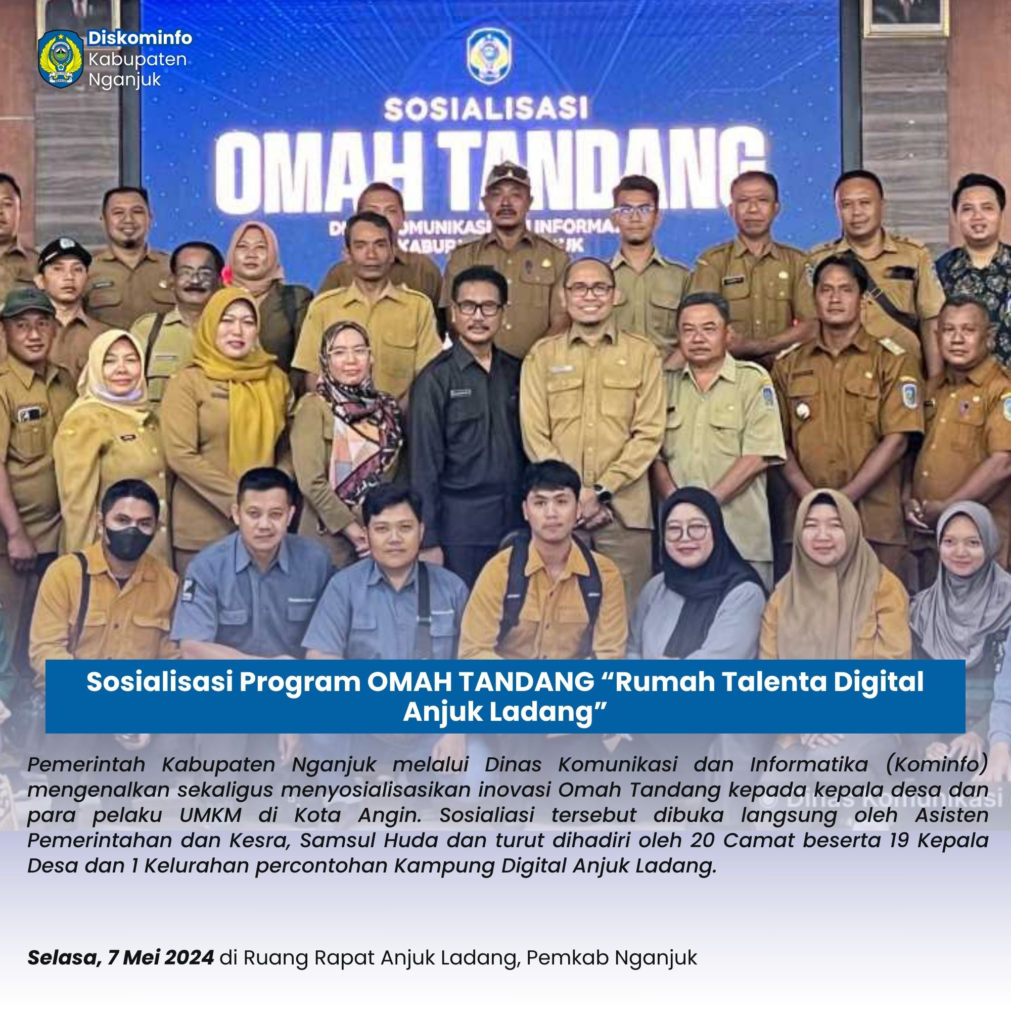 Sosialiasasi OMAH TANDANG - 7 Mei 2024