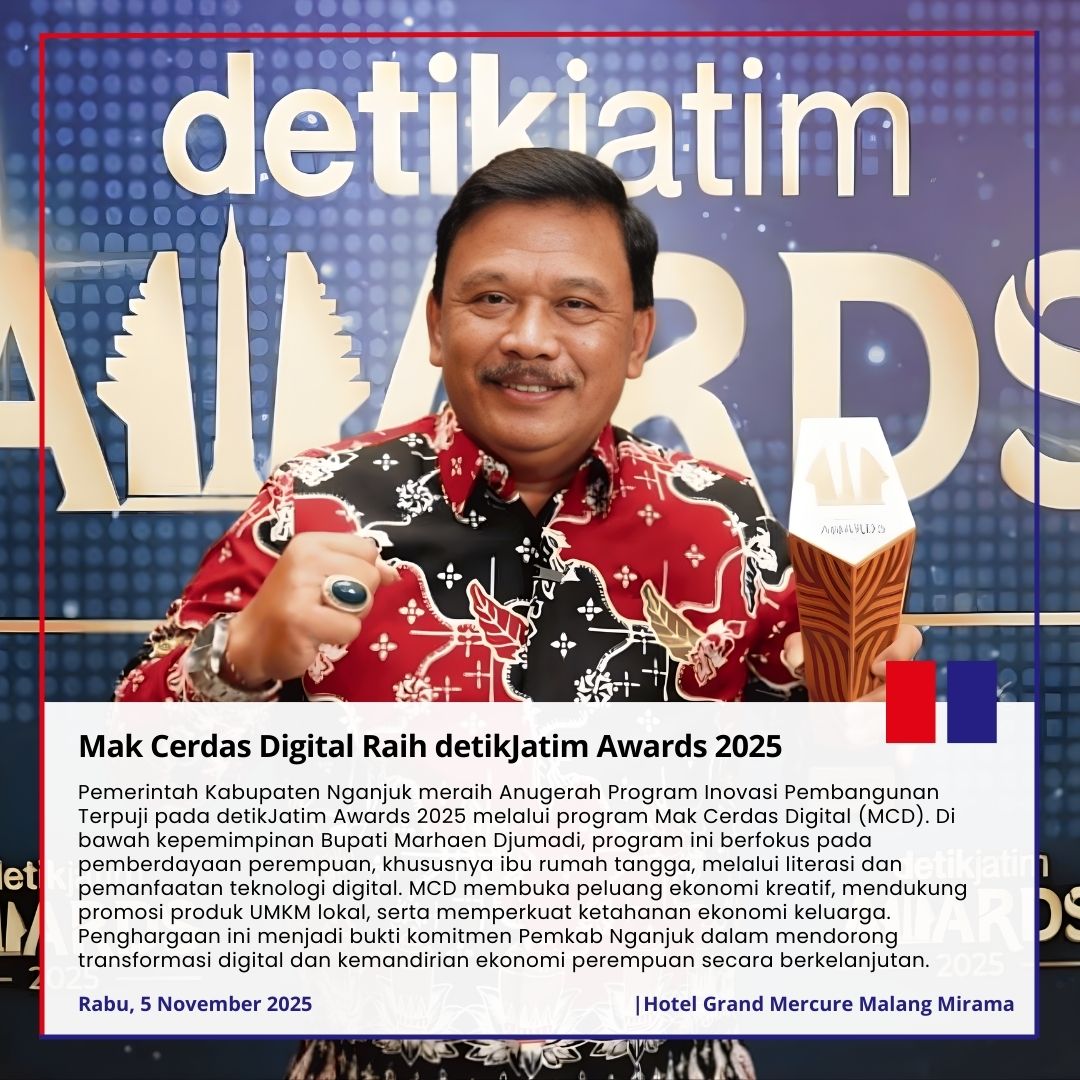 Mak Cerdas Digital Raih detikJatim Awards 2025 - Rabu, 5 November 2025