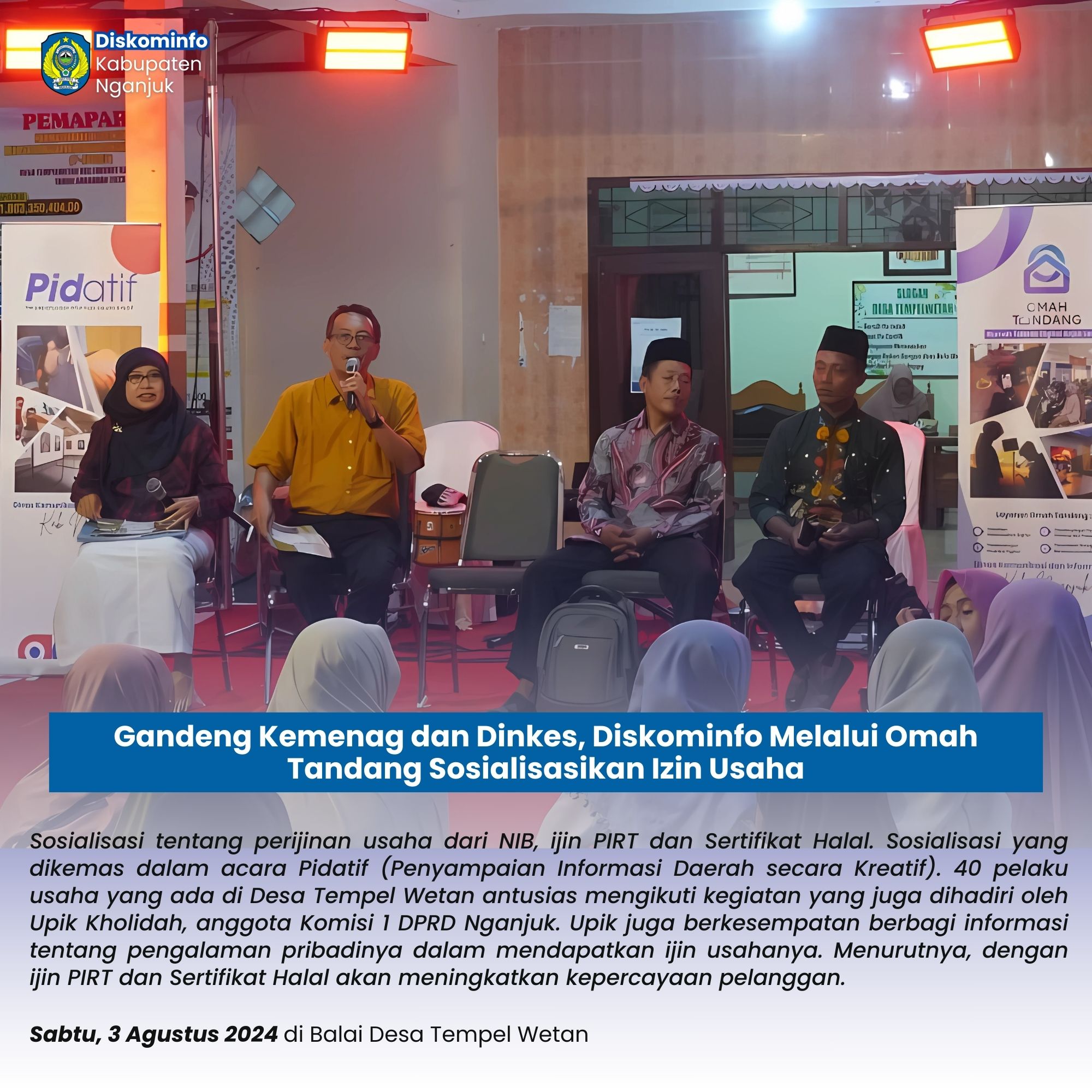 Pidatif Tempelwetan - 3 Agustus 2024 