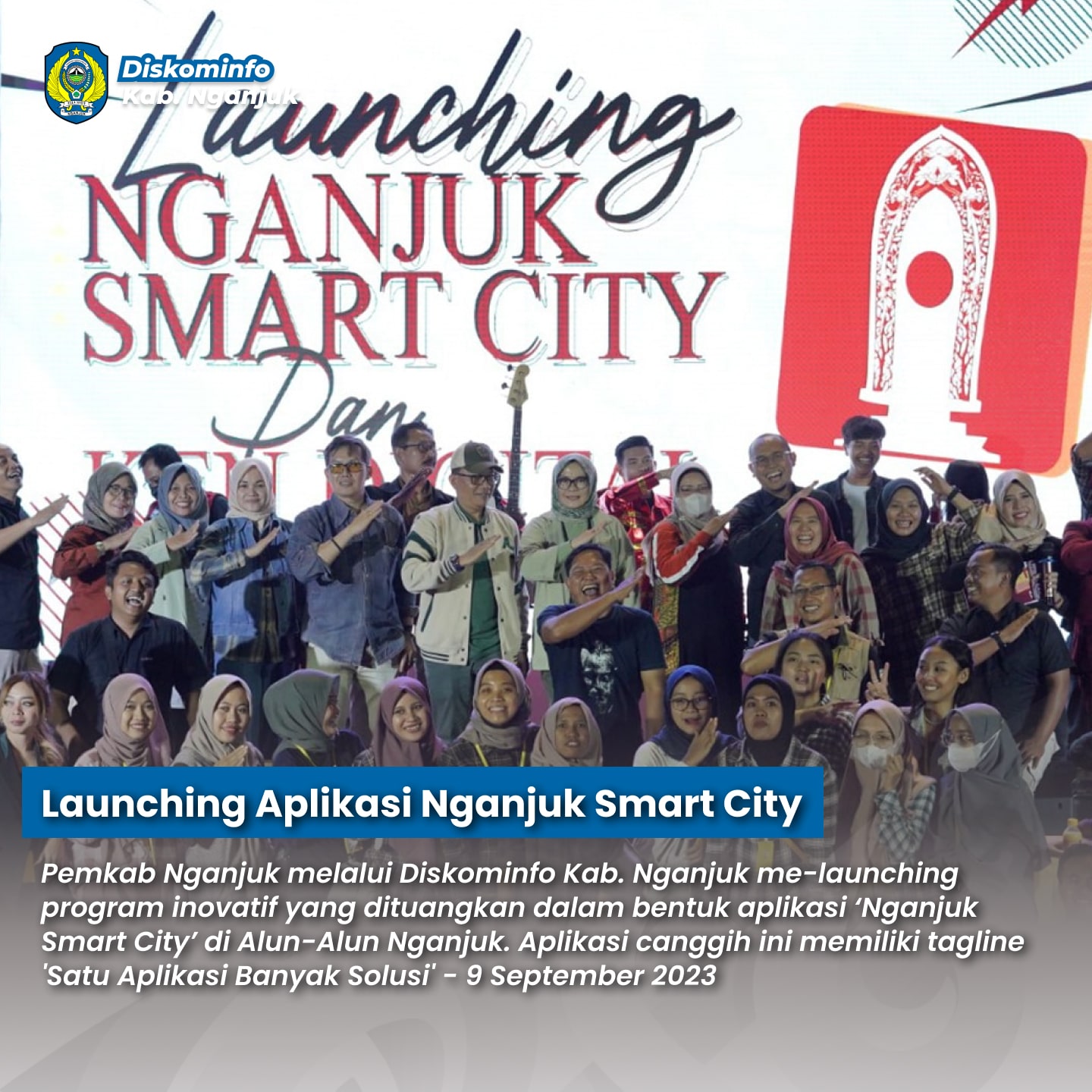 Launching Aplikasi Nganjuk Smart City - 9 September 2023