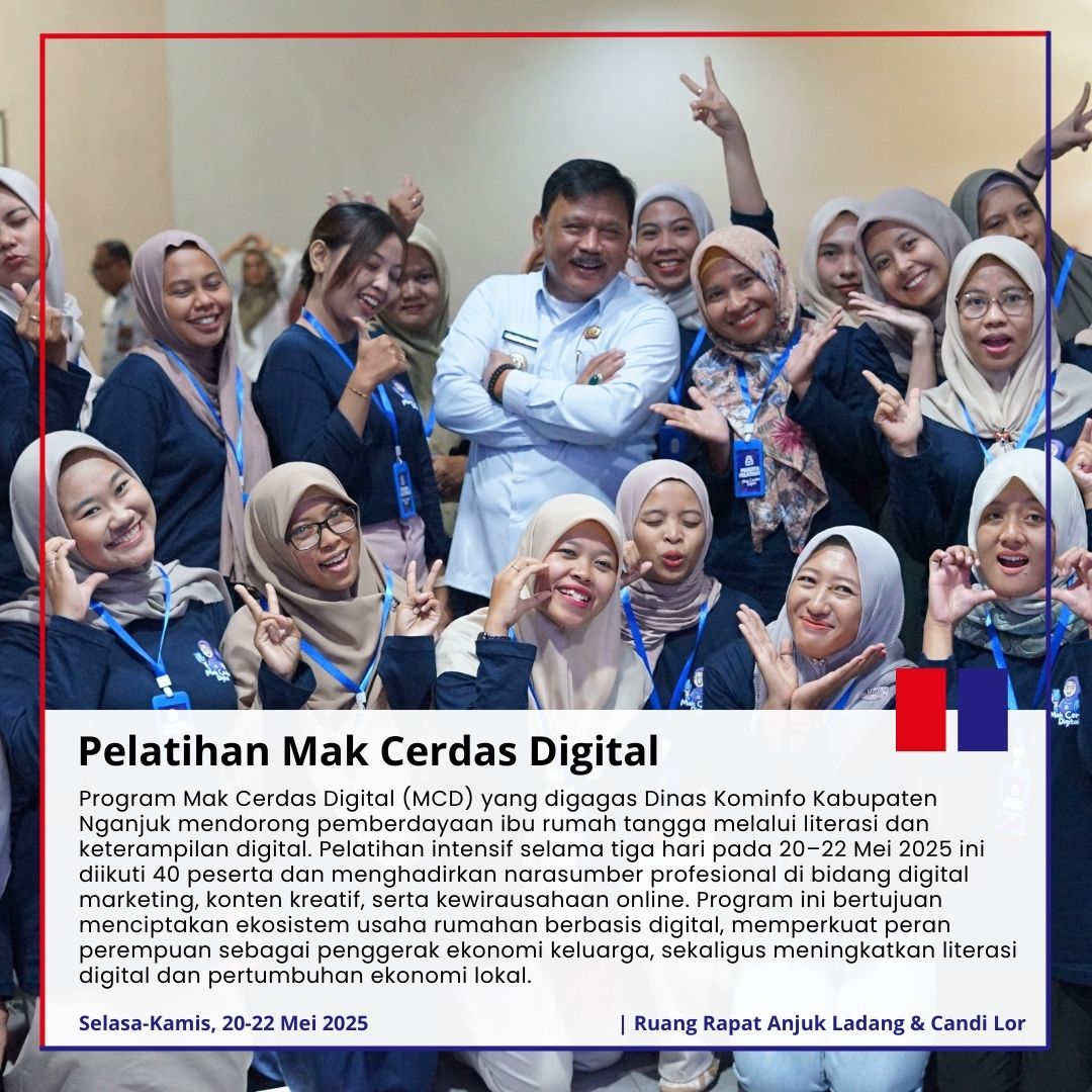 Pelatihan Mak Cerdas Digital - Selasa-Kamis, 20-22 Mei 2025